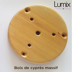 Support lampe Jielde en bois de Cyprès