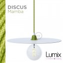 DISCUS Mamba suspension white painted and varnished metal disc