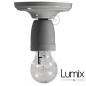 Lampe applique porcelaine grise en plafonnier ou en applique murale Lampe applique porcelaine grise en plafonnier ou en applique murale