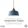 COPPA Anhänger Keramik Glocke Cobalt Blau Handmade