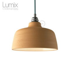 Suspension COPPA forme cloche en céramique Sable fait main