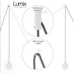 Cylindres de suspentes ou crochets de suspension