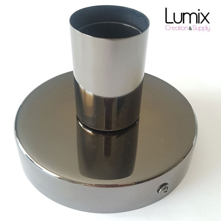 Lampe plafonnier ou en applique murale - Couleur métal Perle Noire