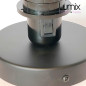 Lampe plafonnier ou en applique murale - Métal et douille bakélite Noir