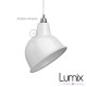 Pendant light Broadway en métal émail noir