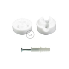 Embase de fixation de câble textile au mur ou plafond