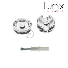 Embase de fixation de câble textile au mur ou plafond