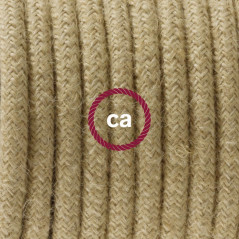 Lampe baladeuse E27 câble en Jute naturel, douille bakélite avec interrupteur intégré