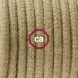 Lampe baladeuse câble textile EN JUTE NATUREL douille bakélite noire E27 avec interrupteur intégré Lampe baladeuse câble textile EN JUTE NATUREL douille bakélite noire E27 avec interrupteur intégré