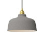 Suspension céramique COPPA forme cloche couleur effet ciment fait main Suspension céramique COPPA forme cloche couleur effet ciment fait main