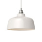 Suspension céramique blanche COPPA forme cloche fait main Suspension céramique blanche COPPA forme cloche fait main