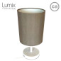 Lampe à poser configurable avec ou sans abat-jour tissus