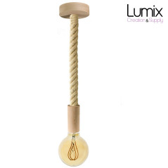 Suspension grosse corde 30 mm en jute