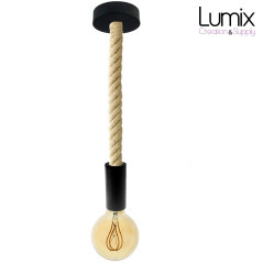 Suspension grosse corde 30 mm en jute