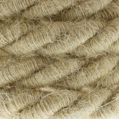 Suspension grosse corde 16 mm en jute