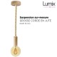 Suspension grosse corde 30 mm en jute