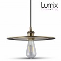Metal disc suspension 30 cm diameter bronze color