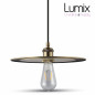 Suspension double disque métal diamètre 30 cm couleur bronze doré antique Suspension double disque métal diamètre 30 cm couleur bronze doré antique