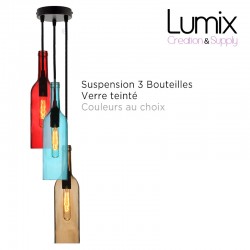 Suspension 3 glass bottles of your choice