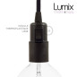Lampe baladeuse câble textile JAUNE, douille thermoplastique avec interrupteur intégré
