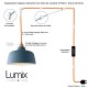 Pendant light Coppa bell