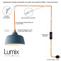 COMMANDE PRIVÉE - 1 Suspension Coppa cloche à brancher sur prise de courant