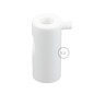 Cylindre de suspente de câble plastique Blanc