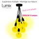 Suspension multiple rosace Muuto de 6 à 14 lampes - montage complet sur-mesure