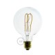 Lampe plafonnier ou en applique à brancher sur prise de courant - câble textile rouge