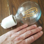 COMMANDE PRIVÉE - 1 suspension simple et 1 suspension guirlande 4 lampes douille porcelaine - voir descriptif