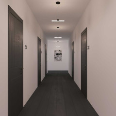Ampoule tube LED dorée S14d - longueur 300 mm