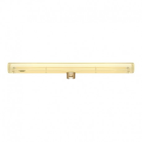 Ampoule tube LED dorée S14d - longueur 300 mm