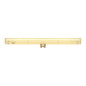 Ampoule tube Dorée à filament LED S14d - longueur 300 mm