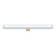 Ampoule tube LED opale S14d - longueur 300 mm