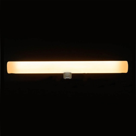 Ampoule tube Opale à filament LED S14d - longueur 300 mm