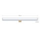 Ampoule tube LED transparente S14d - longueur 300 mm