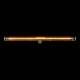 Ampoule tube LED dorée S14d - longueur 500 mm