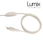 Cordon plastique fiche deux poles et interrupteur 1,5 m blanc Cordon plastique fiche deux poles et interrupteur 1,5 m blanc