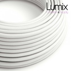 Câble textile 2 x 0,75 mm2 Blanc effet blanc