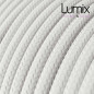 Câble textile 2 x 0,75 mm2 Blanc effet soie Câble textile 2 x 0,75 mm2 Blanc effet soie