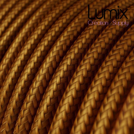 Câble textile 2 x 0,75 mm2 Whiskey effet soie