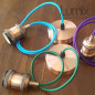 Suspension vintage OR ou BRONZE ROUGE personnalisable Suspension vintage OR ou BRONZE ROUGE personnalisable