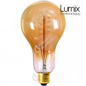 E27 bulb pear shape 200 x 110 mm spiral filament - 24 Watts-220 Volts