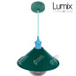 Suspension personnalisée Konik Pastel abat-jour conique en métal diam 220 mm