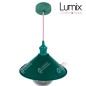 Suspension personnalisée Konik Pastel abat-jour conique en métal diam 220 mm