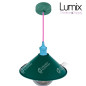 Suspension personnalisée Konik Pastel abat-jour conique en métal diam 220 mm