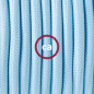 Suspension personnalisée Konik Pastel abat-jour conique en métal diam 220 mm