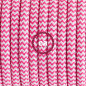 Suspension personnalisée Konik Pastel abat-jour conique en métal diam 220 mm