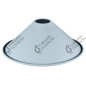Suspension personnalisée Konik Pastel abat-jour conique en métal diam 220 mm
