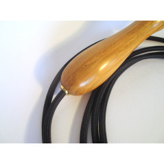 Lampe baladeuse  - 150/250V manche en bois de Cerisier avec interrupteur intégré